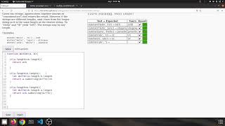 String 1 minCat Javascript solution