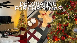 DECORATE WITH ME FOR CHRISTMAS 2024 | decorating for christmas 2025