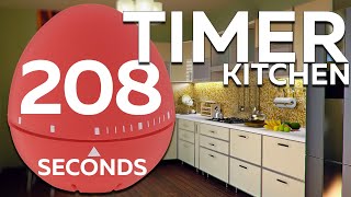 208 seconds Cooking timer | 3min 28sec Egg TIMER