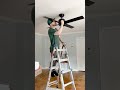 living room transformation diy ceiling fan upgrade in under 2 hours diy ceilingfan home