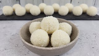 Quick and easy summer dessert for coconut 🥥 lovers - 4 ingredients *Bea's Bites*