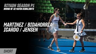 Riyadh Season Premier Padel P1 🇸🇦🎾 Martinez / Bidahorria vs. Icardo / Jensen (R32 Highlight)