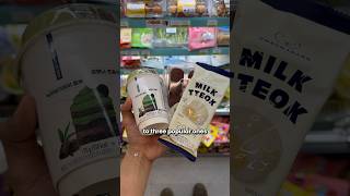 Trying Popular Korean Desserts at a Convenience Store in Korea #koreanfood