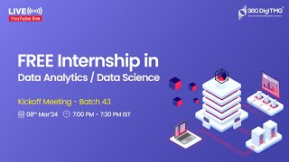 Free Data Analytics / Data Science Internship | Batch 43 | 360DigiTMG