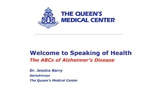 Speaking Of Health: ABCs of Alzheimer's Disease