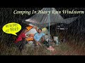 Heavy Rain Camping & Cooking In Clay Stove Matka Biryani | बारिश कैम्प के मजे | Last Camping Video?!