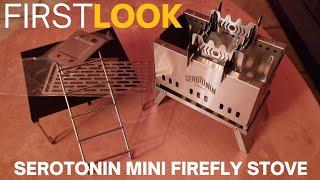 Serotonin Mini Firefly stove. First look and set up. Outdoor gear review