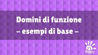 Domini di funzione