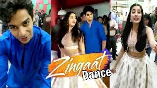 Watch: Ishaan Khatter and Jhanvi Kapoor groove on ‘Zingaat’