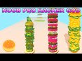 NOOB VS PRO VS HACKER VS GOD in Burger Rush