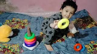 Baby perfection in stacking ring toys😍😘👌💝 | Playing with Stacking Rings for Children ||
