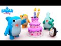 Shark Academy -- Cumpleaños Feliz - Canciones y dibujos con Baby Sharks!