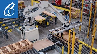 Heavy Duty A1800 Robotic Palletizer Handling Shed Components