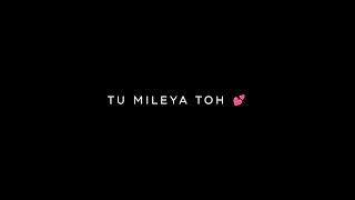 TU Mileya Toh || Jaane Na Dunga Main || Black Screen Lyrics Status || Slowed reverb || Status Video