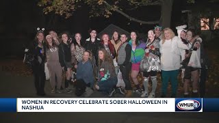 Woman in recovery celebrate sober Halloween in Nashua