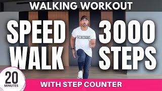 🤩 Fast Walking at Home Workout | Speed Walk at Home Workout