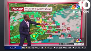 First Alert forecast: Heat will challenge records again today, plus storms return