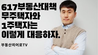 617부동산대책, 617대책 무주택자와 1주택자는 이렇게 대응하자.