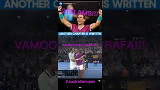 ナダル全豪優勝!！　RAFA made another history at AO!! #shorts #tennis #rafanadal #australianopen #テニス #ナダル