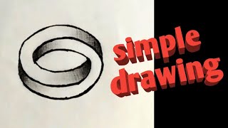 How to drow optical lusion the impossible oval narrated