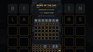 Binance word of the day 19 September answer | wotd Binance