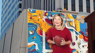 WFLA News Channel 8 & the Tampa Bay Bucs "Mural"
