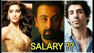 SANJU movie actors Shocking SALARY | Ranbir Kapoor| Rajkummar Hirani | Sonam Kapoor