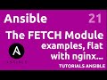 The FETCH module : centralize your files - #ANSIBLE 21