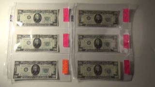 1950 Abcde 20 Federal Reserve Notes