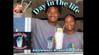 Day in the life of running a snowball stand! 🍧 #louisiana #nola #snowballs