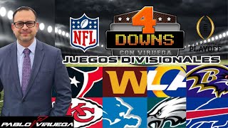 #4DownsConViruega / Ronda Divisional #NFL / #CFBPlayoff