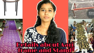 details about aari frame and stand