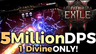 5 Million DPS in 1 Divine! Spark Archmage POE2 Mana Stacker build | Path of Exile 2 Cheap Build