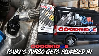 GOODRIDGE PLUMB IN TSUKI'S HONDA K22 \u0026 GARRETT G30-770 TURBOCHARGER!