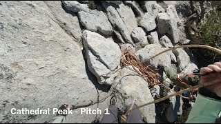 Cathedral Peak, Southeast Buttress - Pitch 1 - 5.6 - Tuolumne Meadows, CA