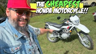 I Bought The NEW CHEAPEST street legal HONDA Motorcycle