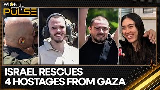 Israel war: Netanyahu meets and speaks to rescued hostages | WION Pulse