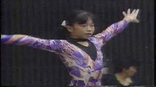 瀬尾京子　床運動（途中から）1992NHK杯個人総合