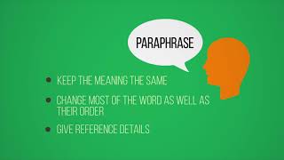 UTS HELPS: How to avoid plagiarism part 2