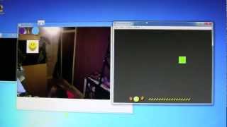 33. Kinect to Flash Button Hover