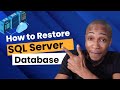 How to Restore SQL Server Database