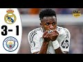 Real Madrid vs Manchester City 3-1 • Champions League Highlights & All Goals • Hasil Bola Tadi Malam