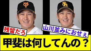 【巨人or残留？】甲斐は何してんの？【なんJ反応】【なんG反応】【プロ野球反応集】【2chスレ】【5chスレ】【ソフトバンク】【移籍】【FA】