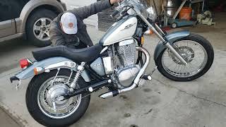 2013 Suzuki Boulevard s40 short pipe