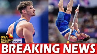Anthony Ammirati, a pole vaulter, has been disqualified from the Olympics due to his manhood.