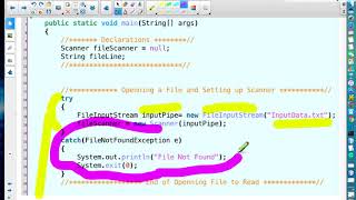 Java File I/O - part 2: Reading From a Text File