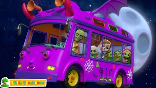Spooky Bus | Halloween Songs | Spooky Nursery Rhymes | Scary Cartoon Videos | Children's Music