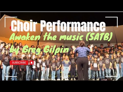 Awaken The Music Satb By Greg Gilpin Choir Performance Choir