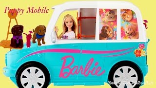 Barbie Ultimate Puppy Mobile from Barbie \u0026 Her Sisters In a Puppy Chase | TheChildhoodLife