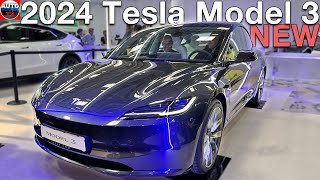 All NEW 2024 Tesla Model 3 - Visual REVIEW interior, exterior (Project Highland)